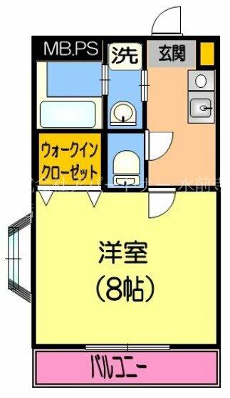 カーサエテルノ　Ｂ 105｜熊本県合志市須屋(賃貸アパート1K・1階・26.50㎡)の写真 その2