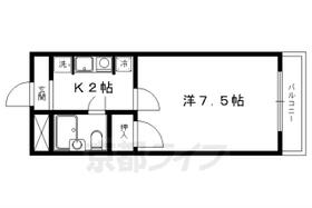 京都府京都市左京区一乗寺里ノ前町（賃貸マンション1K・3階・21.00㎡） その2