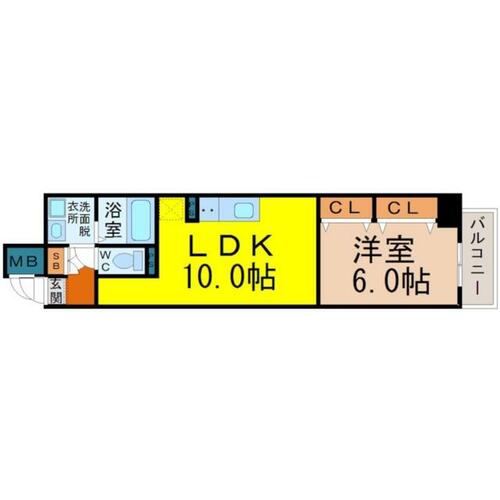 ラ・メゾン輝（ラメゾンキララ）の間取り