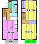 八王子市下柚木２丁目 2階建 築24年のイメージ