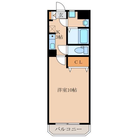 ピュアサンクス和｜鹿児島県鹿屋市共栄町(賃貸マンション1K・1階・29.00㎡)の写真 その2