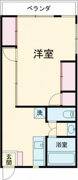 千人町スカイマンション｜東京都八王子市千人町３丁目(賃貸マンション1LDK・1階・41.32㎡)の写真 その2