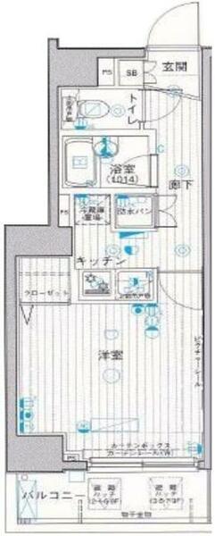 パークウェル浜松町｜東京都港区海岸２丁目(賃貸マンション1K・6階・23.11㎡)の写真 その2