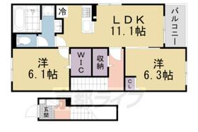 グレイス加茂　Ⅰ 201 ｜ 京都府木津川市加茂町里土堀（賃貸アパート2LDK・2階・58.57㎡） その1