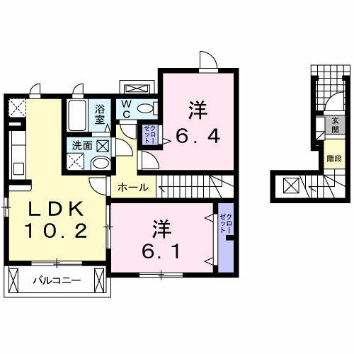 同じ建物の物件間取り写真 - ID:223032912498