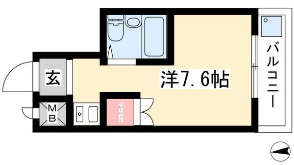 カーサ上社 102｜愛知県名古屋市名東区社台３丁目(賃貸マンション1R・1階・16.31㎡)の写真 その2