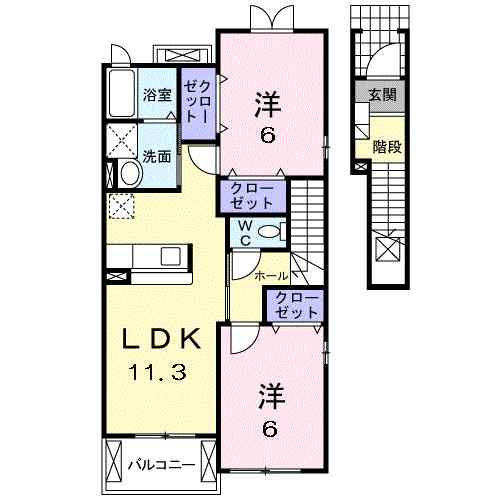 同じ建物の物件間取り写真 - ID:204003308879