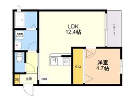 ＳｕｎＭａｒｋ高宮 301 ｜ 福岡県福岡市南区大楠３丁目（賃貸アパート1LDK・3階・40.08㎡） その2