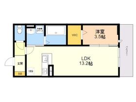 グリシーヌ 202 ｜ 福岡県福岡市城南区別府１丁目（賃貸アパート1LDK・2階・40.65㎡） その2