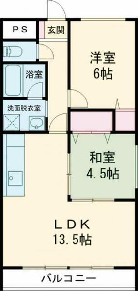 サンフォレストびしょう｜大阪府茨木市下穂積４丁目(賃貸マンション2LDK・1階・55.00㎡)の写真 その2