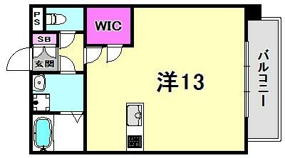 兵庫県尼崎市西本町８丁目(賃貸マンション1R・2階・36.62㎡)の写真 その2