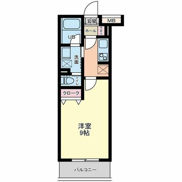 エクセラン 0101｜東京都東村山市栄町１丁目(賃貸マンション1K・1階・28.50㎡)の写真 その2