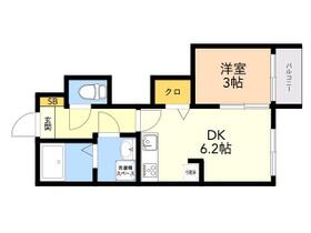 Ｋａｇ．Ｒ九産大前 102 ｜ 福岡県福岡市東区下原１丁目（賃貸アパート1DK・1階・27.78㎡） その2