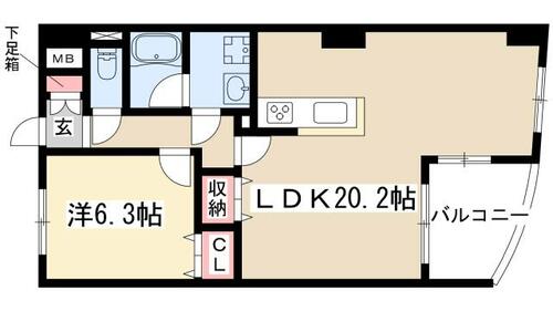 同じ建物の物件間取り写真 - ID:223029179611