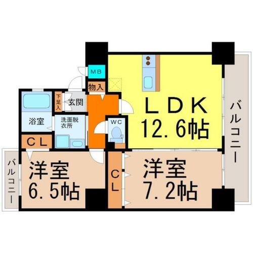 同じ建物の物件間取り写真 - ID:223031947573