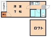 福岡市東区香椎駅東１丁目 2階建 築28年のイメージ