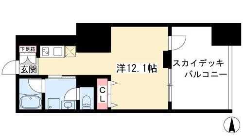 同じ建物の物件間取り写真 - ID:223032343846