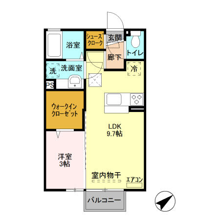 同じ建物の物件間取り写真 - ID:208009388710