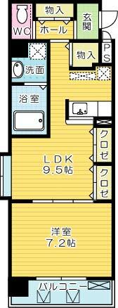 アーバンフォレスト片野 210｜福岡県北九州市小倉北区東篠崎１丁目(賃貸マンション1LDK・2階・40.75㎡)の写真 その2