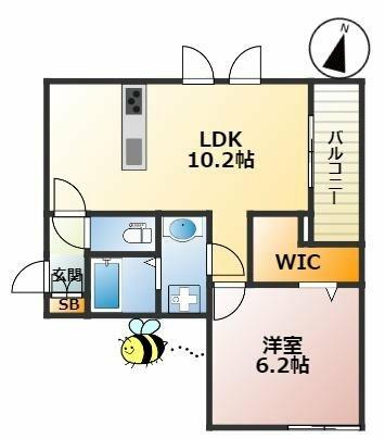 同じ建物の物件間取り写真 - ID:228046510036