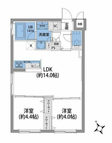 同じ建物の物件間取り写真 - ID:213102339144