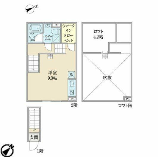 愛知県名古屋市昭和区若柳町３丁目(賃貸アパート1R・2階・31.02㎡)の写真 その2