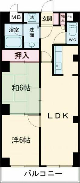 ビエラコート綾瀬｜東京都足立区綾瀬３丁目(賃貸マンション2LDK・2階・66.00㎡)の写真 その2