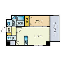 エタニティー？取 403 ｜ 福岡県福岡市早良区昭代２丁目（賃貸マンション1LDK・4階・34.98㎡） その2