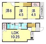 西宮市東町１丁目 2階建 築43年のイメージ