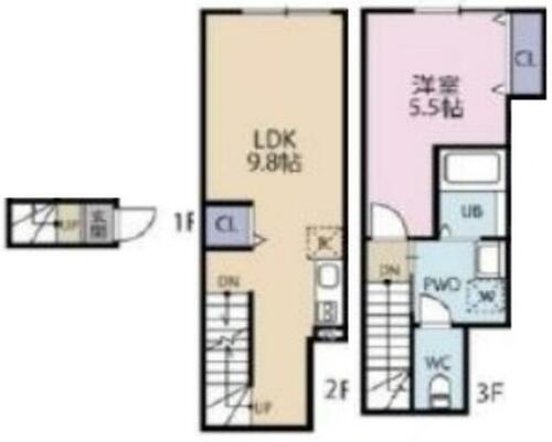 同じ建物の物件間取り写真 - ID:213107431699