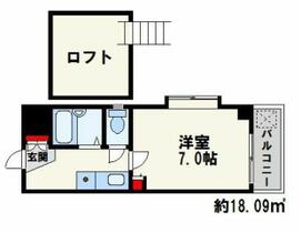 ボヌール桜坂２ 101 ｜ 福岡県福岡市中央区谷１丁目（賃貸マンション1K・1階・18.09㎡） その2