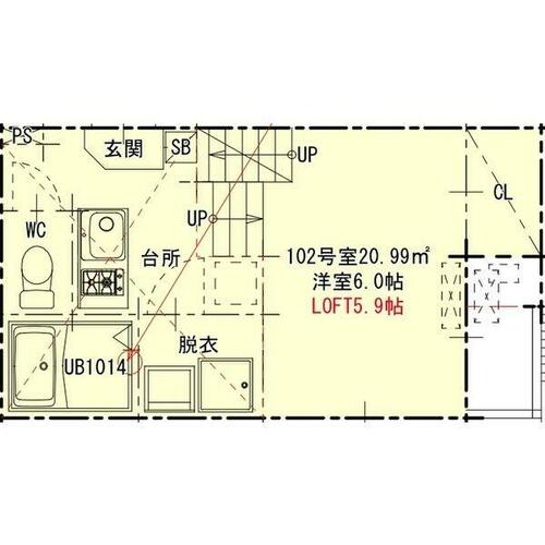 同じ建物の物件間取り写真 - ID:223031965794