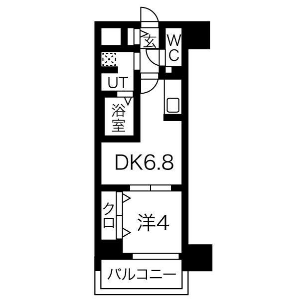 愛知県名古屋市中区丸の内３丁目(賃貸マンション1DK・4階・29.70㎡)の写真 その2