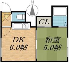 コーポ杉本 1 ｜ 北海道札幌市豊平区平岸三条３丁目（賃貸アパート1DK・2階・23.97㎡） その2