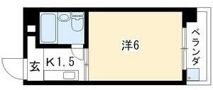 愛知県名古屋市天白区一本松２丁目（マンション）の賃貸物件の間取り