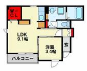 中間市蓮花寺３丁目 2階建 築8年のイメージ