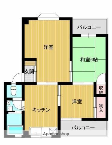 同じ建物の物件間取り写真 - ID:237004748467