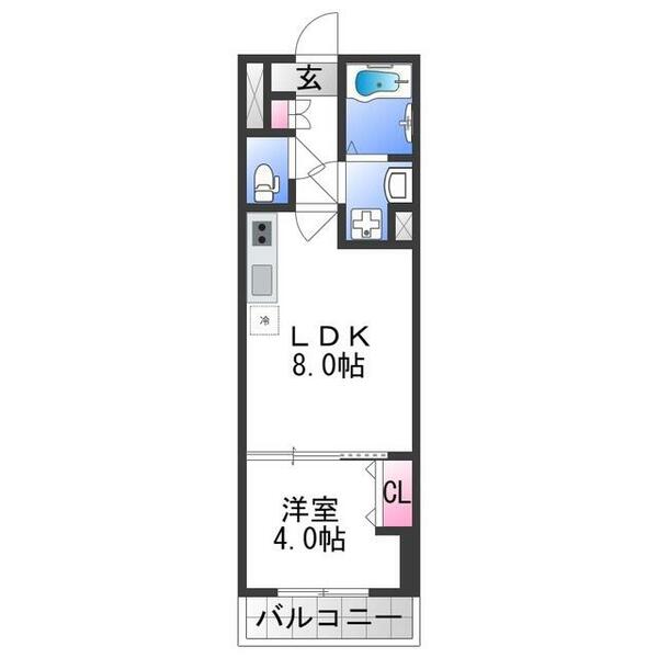 ＣＡＳＡ　ＭＩＴＯ｜大阪府東大阪市友井３丁目(賃貸マンション1LDK・1階・29.70㎡)の写真 その2