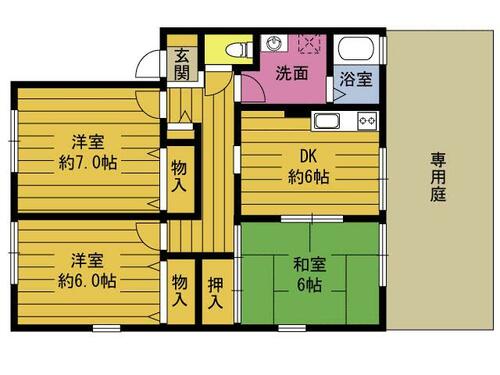 同じ建物の物件間取り写真 - ID:244004055949