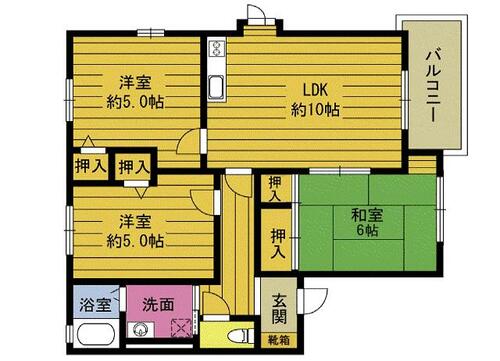 同じ建物の物件間取り写真 - ID:244003790748