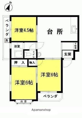 同じ建物の物件間取り写真 - ID:207001164049