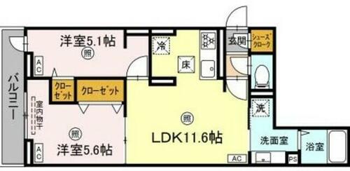 同じ建物の物件間取り写真 - ID:213108073276