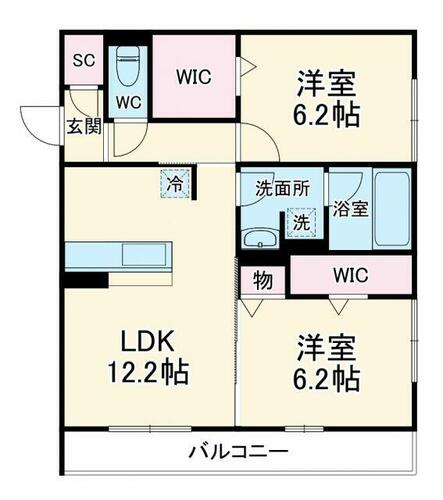 同じ建物の物件間取り写真 - ID:222016374001