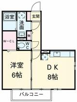 アスティオンⅡ 201 ｜ 埼玉県富士見市関沢３丁目（賃貸アパート1LDK・2階・37.03㎡） その2