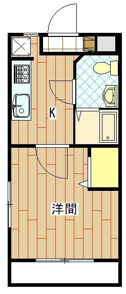 ゼフィロス 206｜静岡県浜松市中央区大島町(賃貸マンション1DK・2階・25.92㎡)の写真 その2