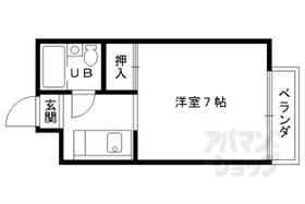 スタジオ・アン 102 ｜ 京都府京都市右京区太秦垂箕山町（賃貸マンション1K・1階・19.73㎡） その2