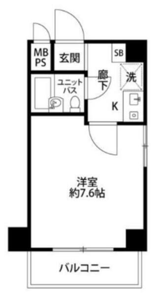 ライオンズマンション東駒形｜東京都墨田区東駒形４丁目(賃貸マンション1R・3階・19.80㎡)の写真 その2