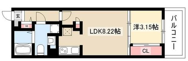 エスリードコート今池 302｜愛知県名古屋市千種区内山２丁目(賃貸マンション1LDK・3階・29.58㎡)の写真 その2