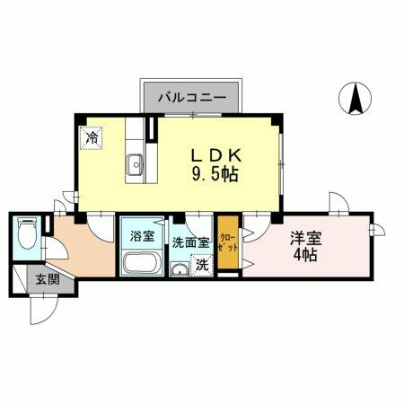 東京都板橋区南町(賃貸マンション1LDK・3階・35.50㎡)の写真 その2