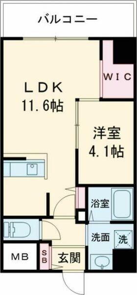 フォレストドルフ天神｜福岡県福岡市中央区天神３丁目(賃貸マンション1LDK・8階・39.61㎡)の写真 その2